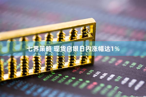七界策略 现货白银日内涨幅达1%