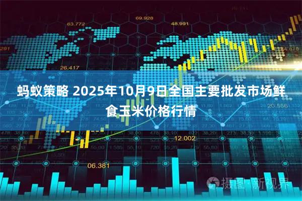蚂蚁策略 2025年10月9日全国主要批发市场鲜食玉米价格行情